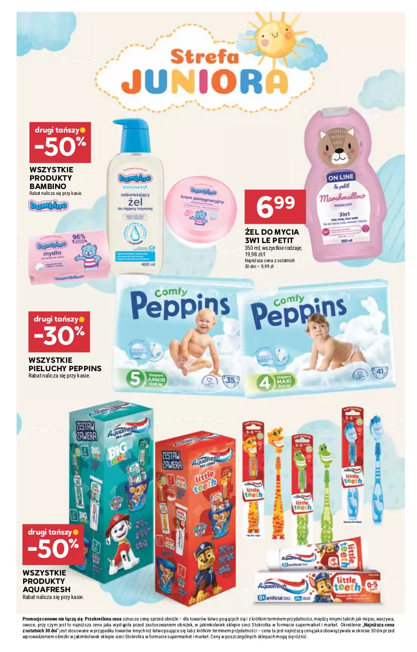Gazetka promocyjna Stokrotka - Supermarket - ważna 28.08 do 03.09.2025 - strona 33 - produkty: Aquafresh, Mięso, Owoce, Pieluchy, Warzywa