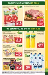 Gazetka promocyjna Stokrotka - Supermarket - Gazetka - ważna od 03.09 do 03.09.2025 - strona 5 - produkty: Warzywa, Kujawski, Por, Gra, Parówki, Chrupki, Sałat, Farm Milk, Boczek, Woda mineralna, Owoce, Woda, Olej, Mięso, Surimi, Boczek wieprzowy, Lisner, Mleko, Fa