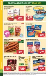 Gazetka promocyjna Stokrotka - Supermarket - Gazetka - ważna od 03.09 do 03.09.2025 - strona 6 - produkty: Krakus, Warzywa, Ser, Por, Bell, Parówki, Papryka, Big Milk, Lody, Szynka, Polskie Młyny, Sport, Mąka, Algida, Morliny, Boczek, Owoce, Bella, Lay’s, Kiełbasa, Olewnik, Berlinki, Krakersy, Mięso, LG