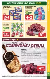 Gazetka promocyjna Stokrotka - Supermarket - Gazetka - ważna od 03.09 do 03.09.2025 - strona 7 - produkty: Cebula czerwona, Cebula, Warzywa, Ser, Sól, Mus, Gra, Pasztet, Mlekovita, Plasterki, Konfitura, Pieprz, Winogrona, Miód, Tymbark, Oshee, Owoce, Wino, Masło, Napój, Olej, Ocet, Mięso, Mleko
