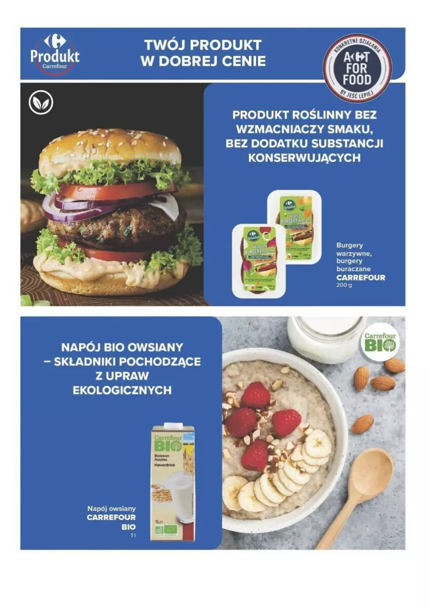 Gazetka promocyjna Carrefour - ważna 04.06 do 16.06.2024 - strona 18 - produkty: Burger, Napój, Ser