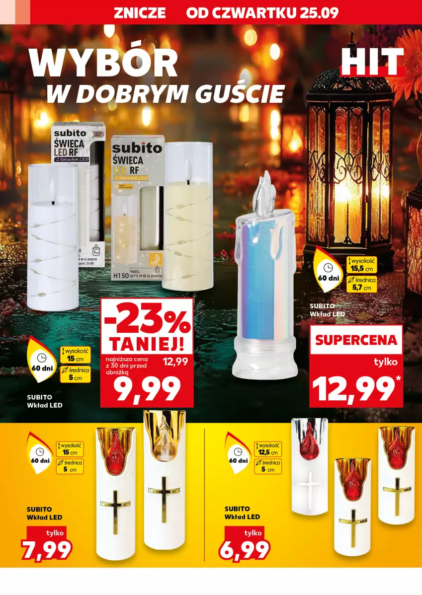 Gazetka promocyjna Kaufland - Kaufland - ważna 25.09 do 01.10.2025 - strona 12 - produkty: Znicz