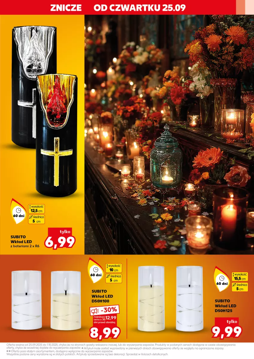 Gazetka promocyjna Kaufland - Kaufland - ważna 25.09 do 01.10.2025 - strona 13 - produkty: Znicz