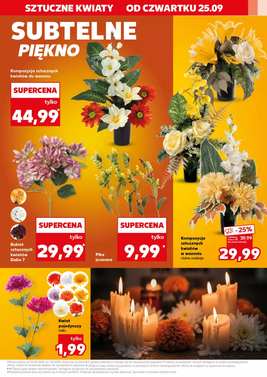 Gazetka promocyjna Kaufland - Kaufland - ważna 25.09 do 01.10.2025 - strona 15 - produkty: Wazon