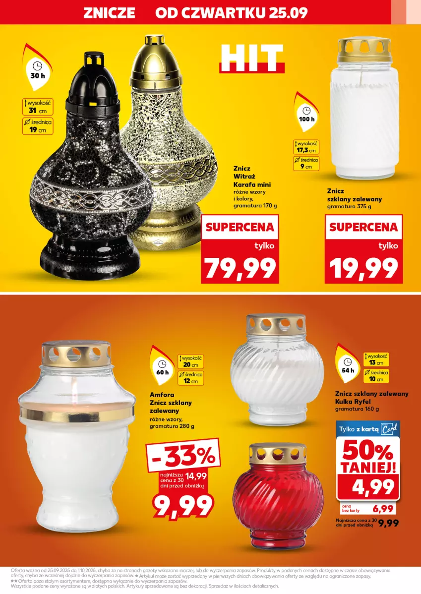 Gazetka promocyjna Kaufland - Kaufland - ważna 25.09 do 01.10.2025 - strona 3 - produkty: Fa, Gra, Rama, Sok, Znicz