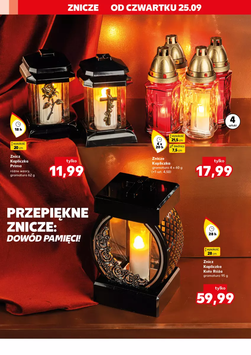 Gazetka promocyjna Kaufland - Kaufland - ważna 25.09 do 01.10.2025 - strona 6 - produkty: Prima, Róża, Sok, Znicz