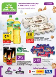 Gazetka promocyjna Stokrotka - Stokrotka Express - Gazetka - ważna od 14.12 do 14.12.2022 - strona 1 - produkty: Napój energetyczny, Cukier, Jaja, Cukierki, Napój, Mieszanka wedlowska