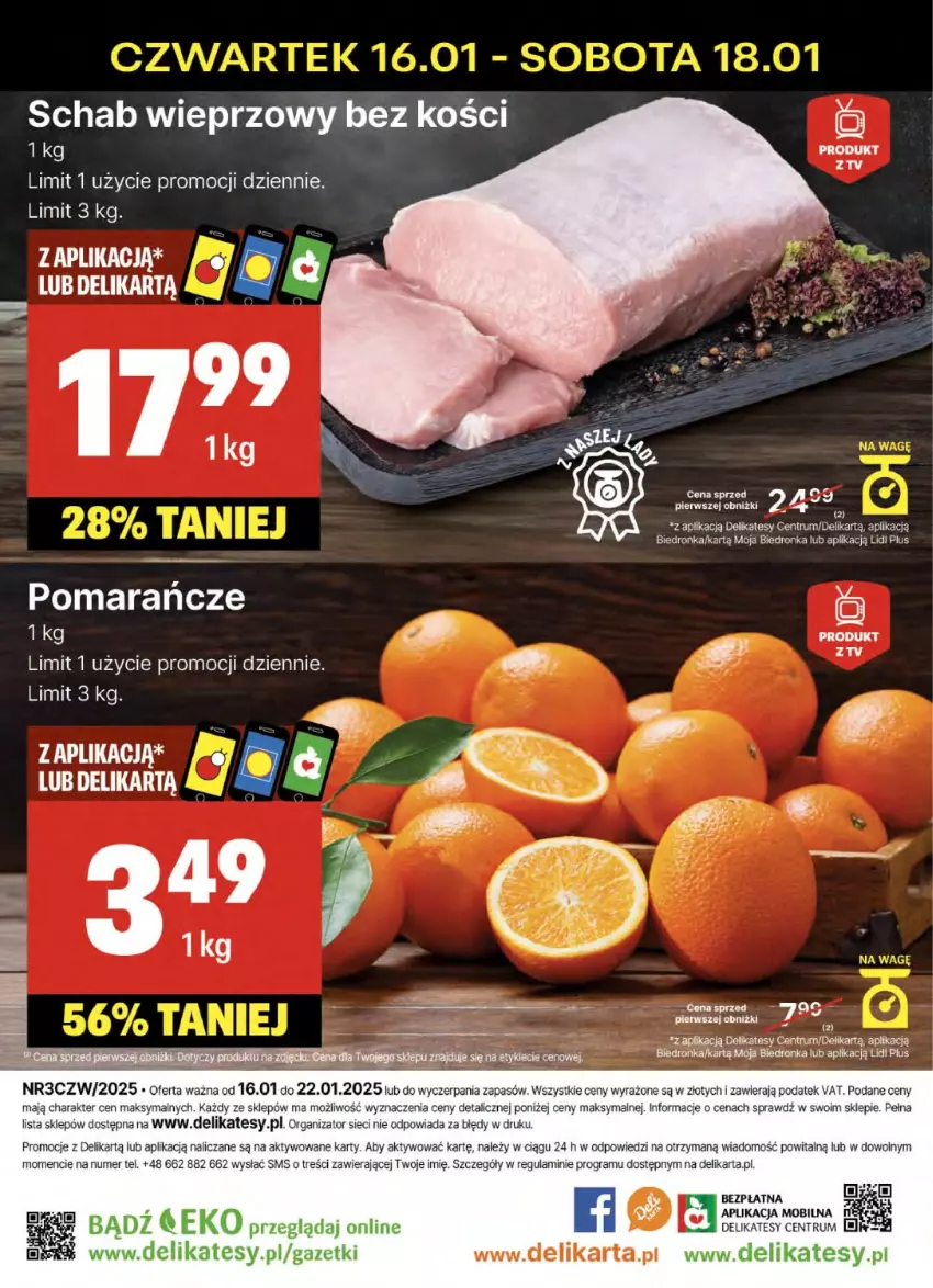 Gazetka promocyjna Delikatesy Centrum - NOWA GAZETKA Delikatesy Centrum od 16 stycznia! 16-22.01.2025 - ważna 16.01 do 22.01.2025 - strona 44 - produkty: Gra, Mobil, Pomarańcze, Rum, Schab wieprzowy