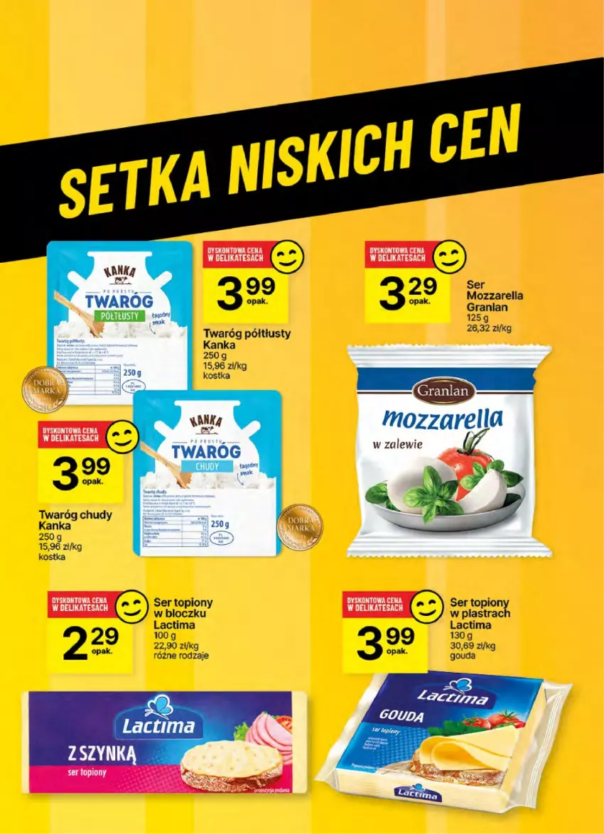 Gazetka promocyjna Delikatesy Centrum - NOWA GAZETKA Delikatesy Centrum od 16 stycznia! 16-22.01.2025 - ważna 16.01 do 22.01.2025 - strona 48 - produkty: Gouda, Gra, Mozzarella, Ser, Ser topiony, Top, Twaróg, Twaróg chudy, Twaróg półtłusty