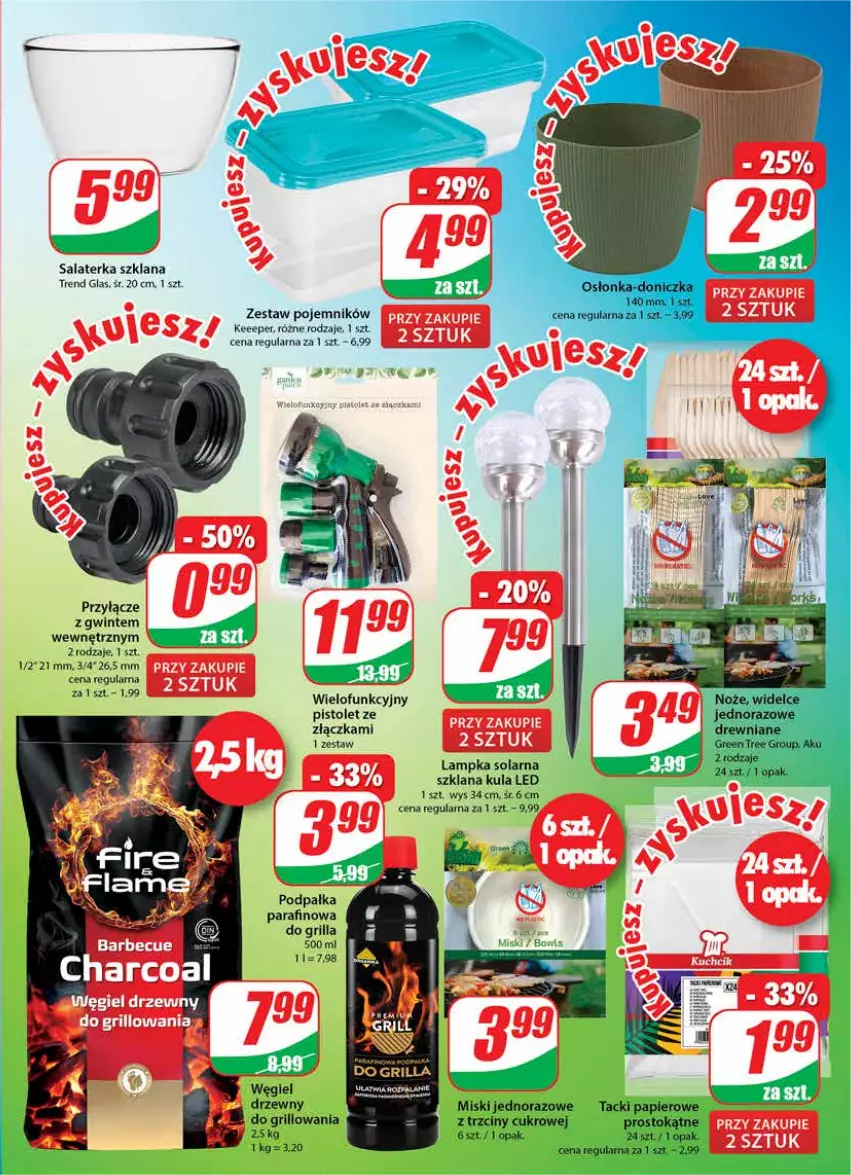 Gazetka promocyjna Dino - Gazetka - ważna 19.05 do 25.05.2021 - strona 21 - produkty: Grill, Kije, LANA, Noż, Osłonka, Papier, Pojemnik, Salaterka