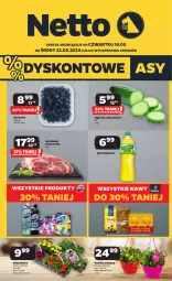 Gazetka promocyjna Netto - Od Czwartku - Gazetka - ważna od 22.05 do 22.05.2024 - strona 1 - produkty: Kujawski, Borówka, Ogórek, Karkówka wieprzowa, Olej