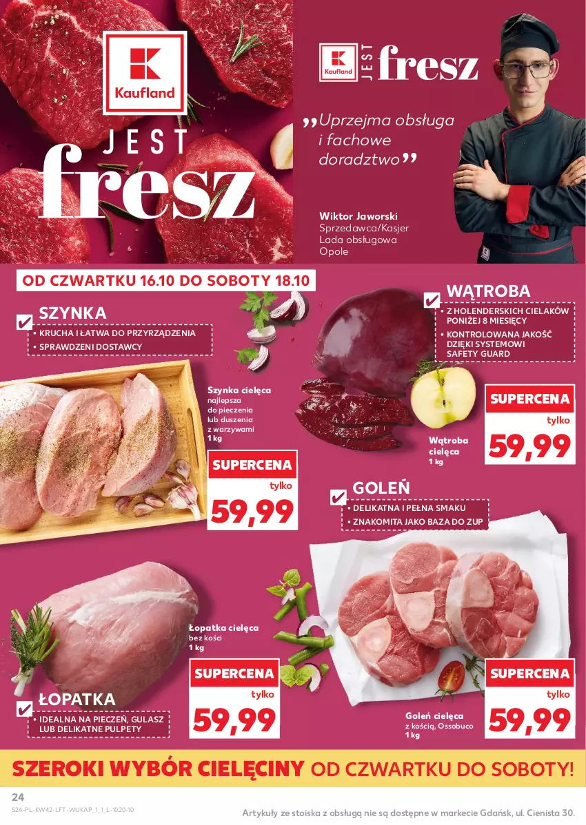 Gazetka promocyjna Kaufland - Gazetka tygodnia - ważna 16.10 do 22.10.2025 - strona 24 - produkty: Fa, Piec, Pulpety, Szynka, Warzywa