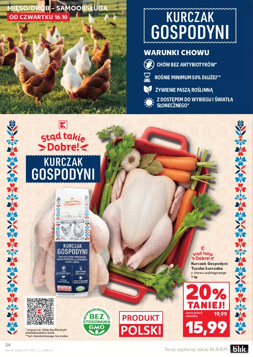 Gazetka promocyjna Kaufland - Gazetka tygodnia - ważna 16.10 do 22.10.2025 - strona 34 - produkty: Drób, Kurczak, Mięso, Tera, Tusz