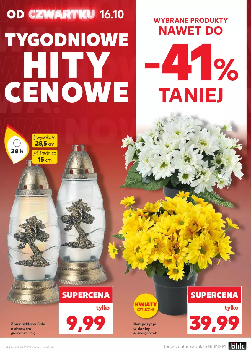 Gazetka promocyjna Kaufland - Gazetka tygodnia - ważna 16.10 do 22.10.2025 - strona 4 - produkty: Fa, Gra, Rama, Sok, Tera, Znicz