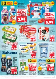 Gazetka promocyjna Kaufland - Gazetka tygodnia - Gazetka - ważna od 22.10 do 22.10.2025 - strona 41 - produkty: Serek wiejski, Jogurt naturalny, Ser, Danone, Twaróg, Piątnica, Müllermilch, Jogurt, Mlekovita, Actimel, Napój jogurtowy, Serek homogenizowany, Serek, Bakoma, Müller, Napój mleczny, Tłuszcz roślinny, Danio, Napój, Almette, Mleko