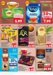 Gazetka promocyjna Kaufland - Gazetka tygodnia - Gazetka - ważna od 22.10 do 22.10.2025 - strona 45 - produkty: Kawa rozpuszczalna, Kawa ziarnista, Nesquik, Kawa, Herbata czarna, Tetley, Lipton, Prima, Jacobs, Herbata, Kakao, Nestlé, Herbapol