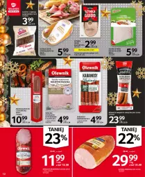 Gazetka promocyjna Selgros - Boże Narodzenie 2021 - Gazetka - ważna od 24.12 do 24.12.2021 - strona 12 - produkty: Pasztet z indyka, Kiełbasa krakowska, Pasztet, Szynka, Kiełbasa krucha, Wędlina, Kabanos, Gala, Kiełbasa