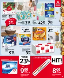 Gazetka promocyjna Selgros - Boże Narodzenie 2021 - Gazetka - ważna od 24.12 do 24.12.2021 - strona 39 - produkty: Ser, Gin, Pampers, Papier, Serwetki, Papier toaletowy, Velvet, Ręcznik, Rolki, Chusteczki, Always, Podpaski, Foxy, Always Ultra, Folia aluminiowa