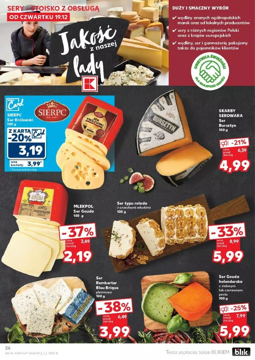 Gazetka promocyjna Kaufland - ważna 19.12 do 24.12.2024 - strona 20 - produkty: Bursztyn, Gouda, Pojemnik, Rolada, Ser