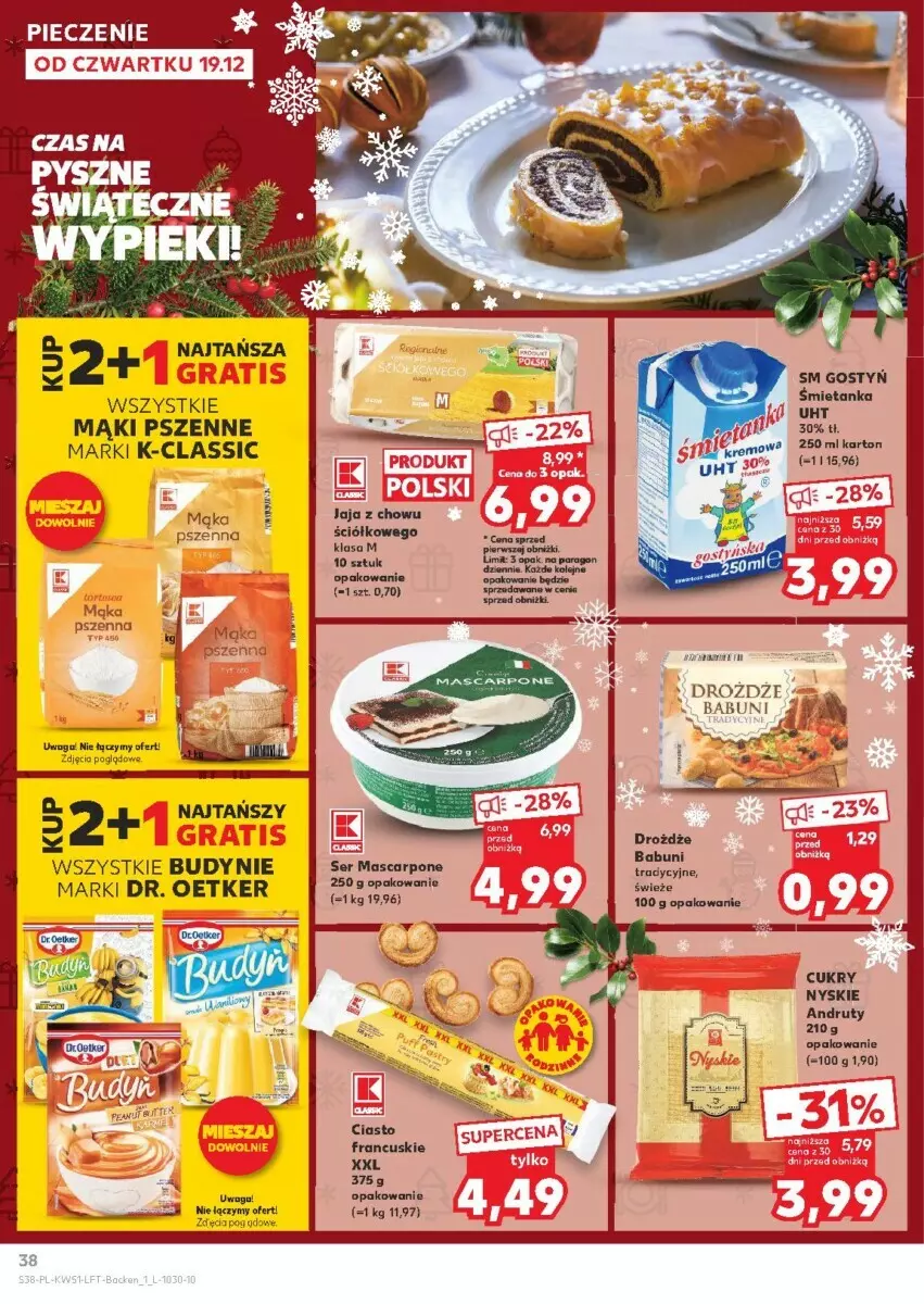 Gazetka promocyjna Kaufland - ważna 19.12 do 24.12.2024 - strona 33 - produkty: Dr. Oetker, Mąka, Mąka pszenna, Waga