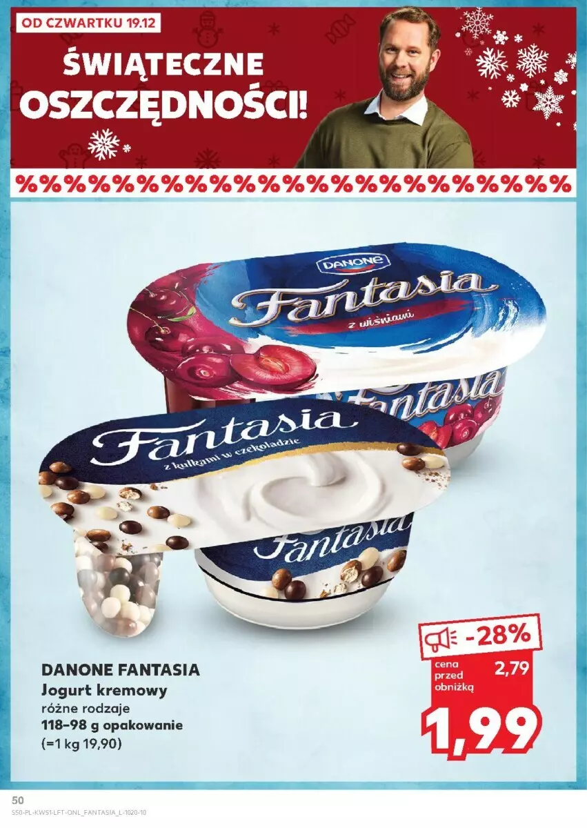 Gazetka promocyjna Kaufland - ważna 19.12 do 24.12.2024 - strona 47 - produkty: Danone, Danone Fantasia, Fa, Fanta, Jogurt