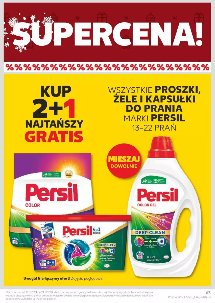 Gazetka promocyjna Kaufland - ważna 19.12 do 24.12.2024 - strona 83 - produkty: Kapsułki do prania, Persil, Waga