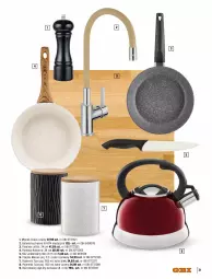 Gazetka promocyjna Obi - Kuchnia - Gazetka - ważna od 31.12 do 31.12.2021 - strona 21 - produkty: Sok, Blat roboczy, Bateria kuchenna, Nóż uniwersalny, Czajnik, Kuchnia, Młynek, Pojemnik, Warka, Bateria, Zmywarka, Patelnia, Gres, Gres szkliwiony