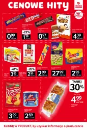 Gazetka promocyjna Selgros - Oferta spożywcza - Gazetka - ważna od 14.06 do 14.06.2022 - strona 17 - produkty: Strucla, Pistacje, Kit Kat, Lajkonik, Prince Polo, Orzeszki, Wafelek, Tarta, Grześki, Crunchips, Baton, Felix, Bułka tarta, Orzeszki ziemne, Bułka, Krakersy, Kinder