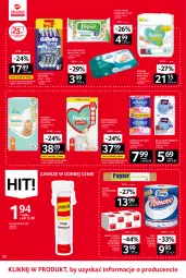 Gazetka promocyjna Selgros - Oferta spożywcza - Gazetka - ważna od 14.06 do 14.06.2022 - strona 30 - produkty: Pampers, Papier, Bell, Majtki, Perfecta, Velvet, Ręcznik, Chusteczki, Always, Podpaski, Gillette, Foxy, Bella, Pieluchomajtki, Always Ultra