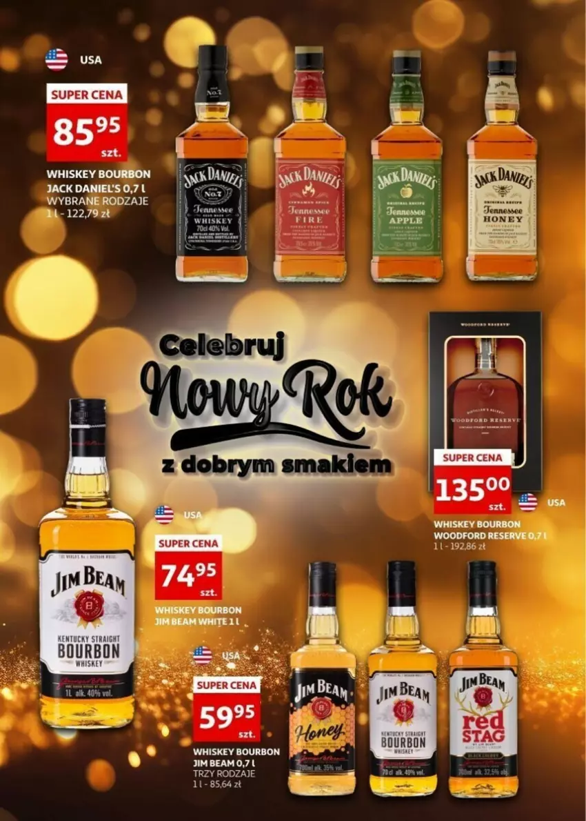 Gazetka promocyjna Auchan - ważna 27.12.2023 do 05.01.2024 - strona 7 - produkty: Bourbon, Jim Beam, Ser, Whiskey