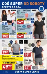 Gazetka promocyjna Aldi - Pełen katalog - Gazetka - ważna od 03.06 do 03.06.2023 - strona 36 - produkty: Top, Buty, Szorty, Kosz, T-shirt, Koszulka, Wełna, Moda, Półbuty, Fa