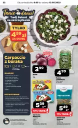 Gazetka promocyjna Netto - Artykuły spożywcze - Gazetka - ważna od 13.05 do 13.05.2023 - strona 22 - produkty: Piec, Buraczki, Sok, Ser, Sól, Mus, Favita, Carpaccio, Rukola, Cytryny, Stek, Mlekovita, Plasterki, Dres, Talerz, Pieprz, Buraki, Miód, Pestki dyni, Olej, Mleko, Fa