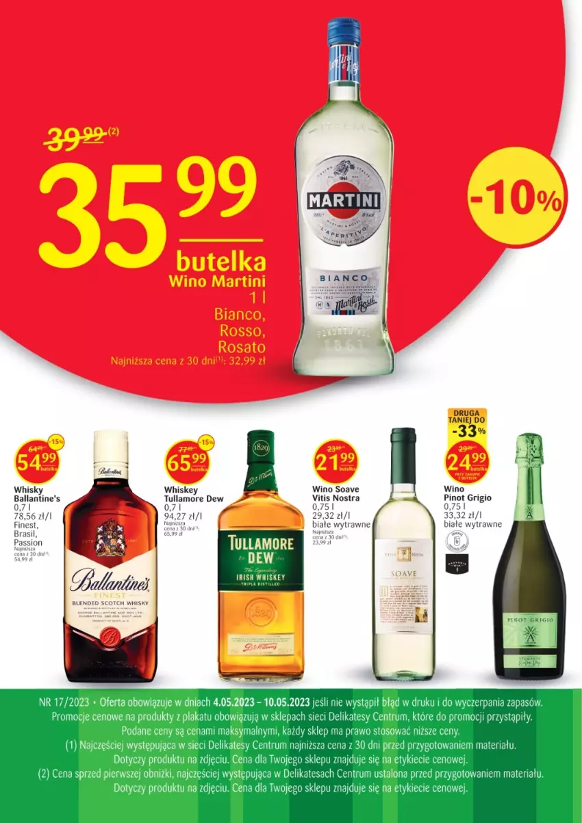 Gazetka promocyjna Delikatesy Centrum - Folder alkoholowy DC17 - ważna 04.05 do 10.05.2023 - strona 2 - produkty: Rum, Tullamore Dew, Whiskey, Whisky, Wino