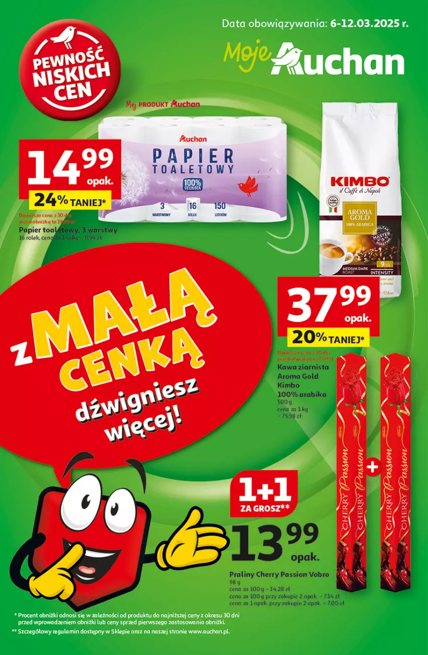 Gazetka promocyjna Auchan - Pewność Niskich Cen Moje - ważna 06.03 do 12.03.2025 - strona 1