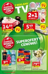 Gazetka promocyjna Auchan - Pewność Niskich Cen Moje - Gazetka - ważna od 12.03 do 12.03.2025 - strona 2 - produkty: Sos, Mus, Sos pomidorowy, Płyn do płukania, Bukiet, Barilla, Dorsz