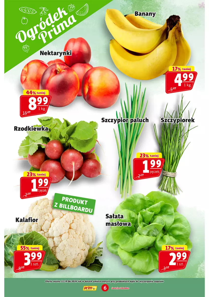 Gazetka promocyjna Prim Market - ważna 13.06 do 19.06.2024 - strona 6 - produkty: Masło, Sałat