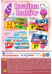 Gazetka promocyjna Prim Market - Gazetka - ważna od 19.06 do 19.06.2024 - strona 16 - produkty: Big Milk, Lody, Algida, Oreo, Milka, LG, Fa