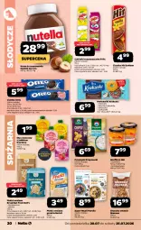 Gazetka promocyjna Netto - Od Poniedziałku - Gazetka - ważna od 25.07 do 25.07.2026 - strona 20 - produkty: Orzechy włoskie, Ciastka, Dawtona, Nutella, Krakus, Ser, Pur, Mus, Cukier, Bell, Melvit, Płatki owsiane, Konfitura, Herbatniki, Przysnacki, Ferrero, Cukierki, Gala, Oreo, Krakuski, Fa