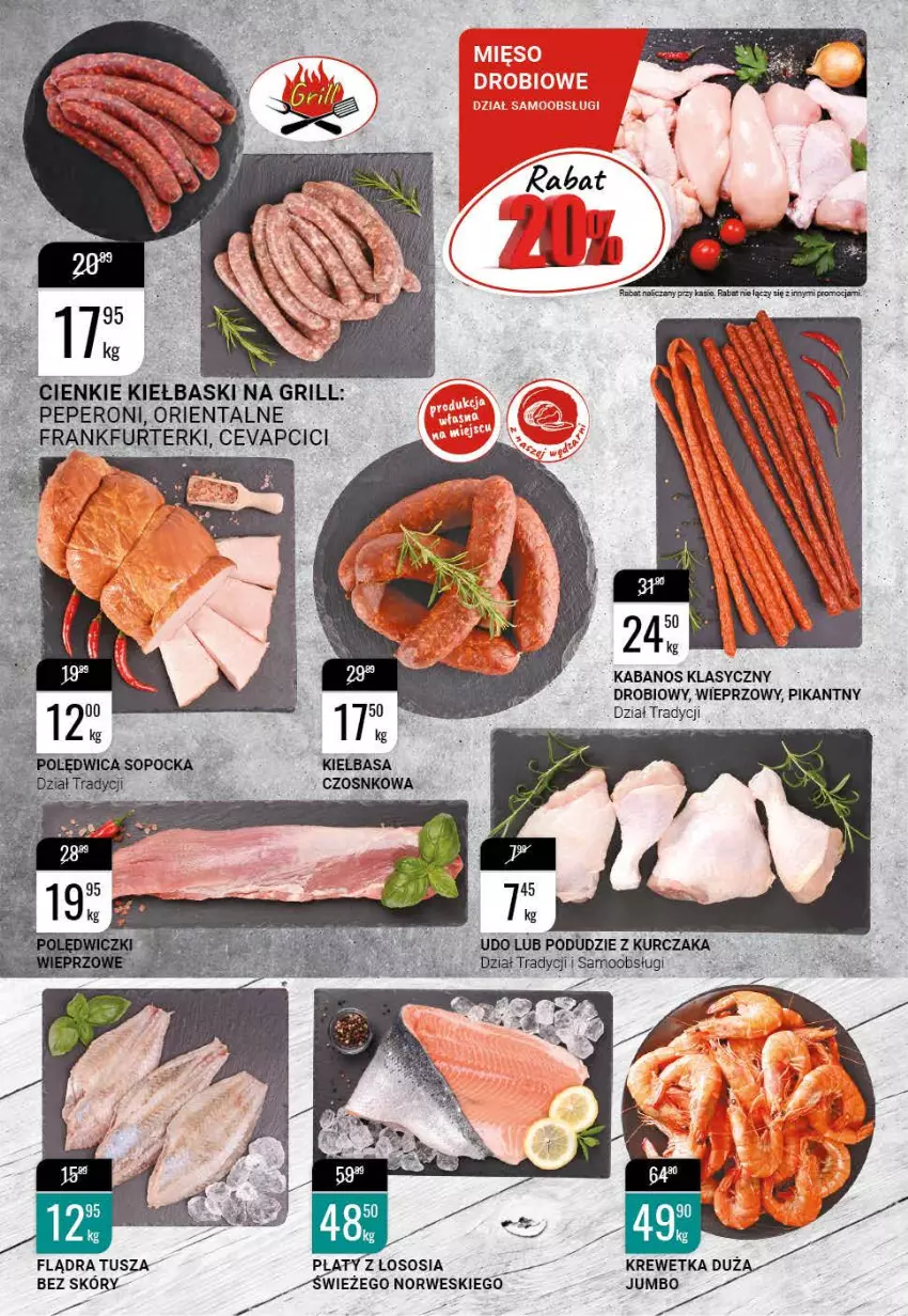 Gazetka promocyjna Bi1 - Smaki lata - ważna 30.06 do 06.07.2021 - strona 2 - produkty: Frankfurterki, Grill, Kabanos, Kiełbasa, Kurczak, Podudzie z kurczaka, Sos, Tusz