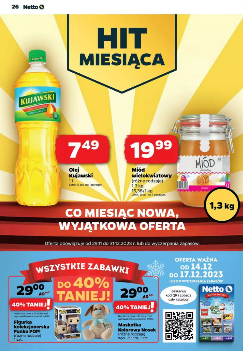 Gazetka promocyjna Netto - ważna 14.12 do 20.12.2023 - strona 19 - produkty: Kujawski, Olej