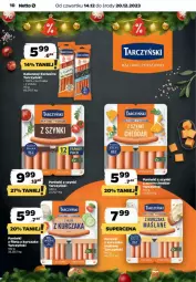 Gazetka promocyjna Netto - Gazetka - ważna od 20.12 do 20.12.2023 - strona 2 - produkty: Kurczak, Ser, Parówki, Parówki z szynki, Tarczyński