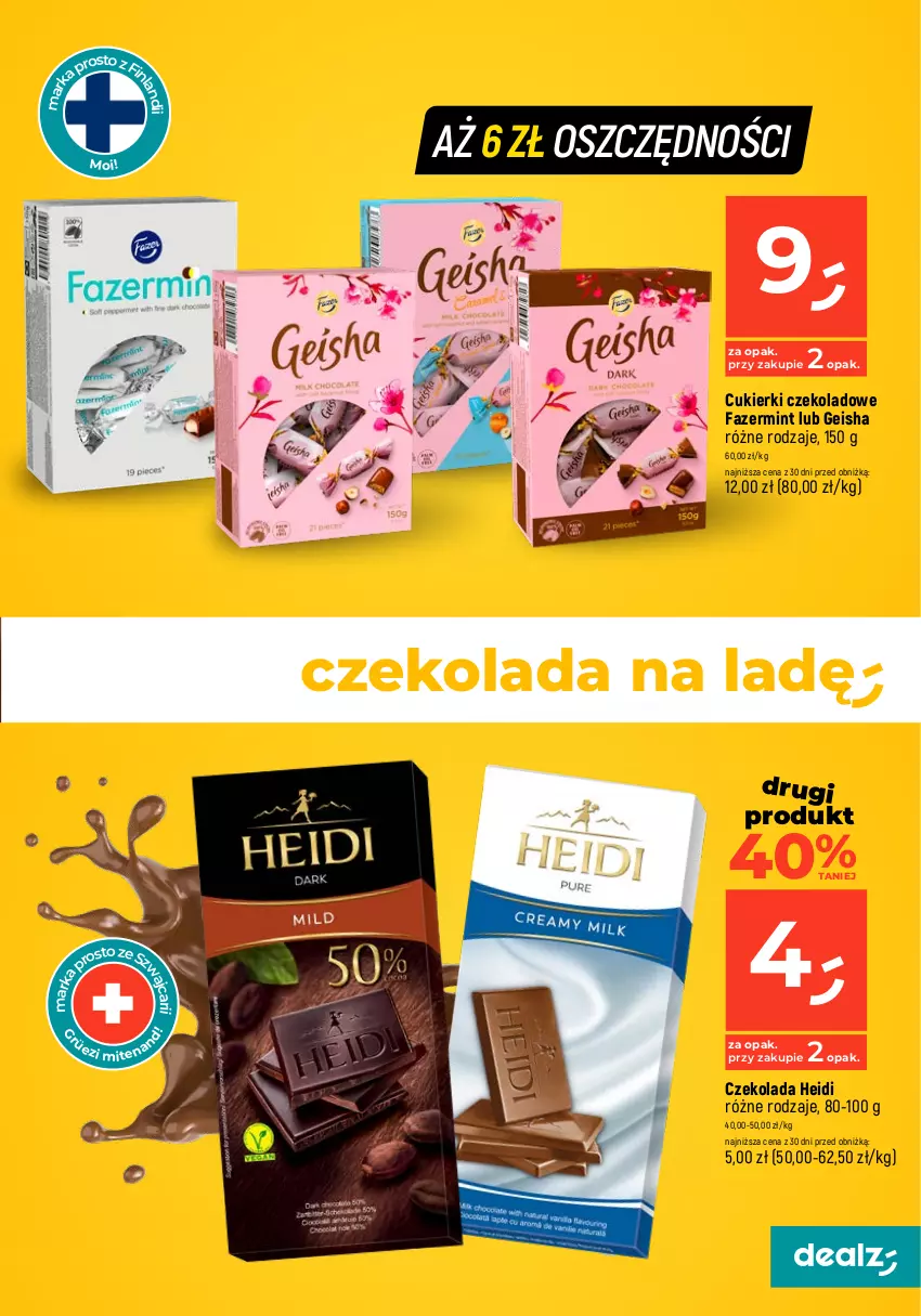 Gazetka promocyjna Dealz - MAKE A DEALZ - ważna 29.02 do 06.03.2024 - strona 13 - produkty: Cukier, Cukierki, Cukierki czekoladowe, Czekolada, Fa