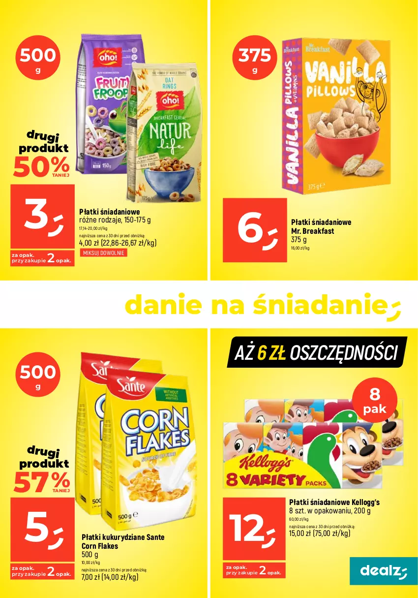Gazetka promocyjna Dealz - MAKE A DEALZ - ważna 29.02 do 06.03.2024 - strona 17 - produkty: Corn flakes, Danio, Fa, Sante