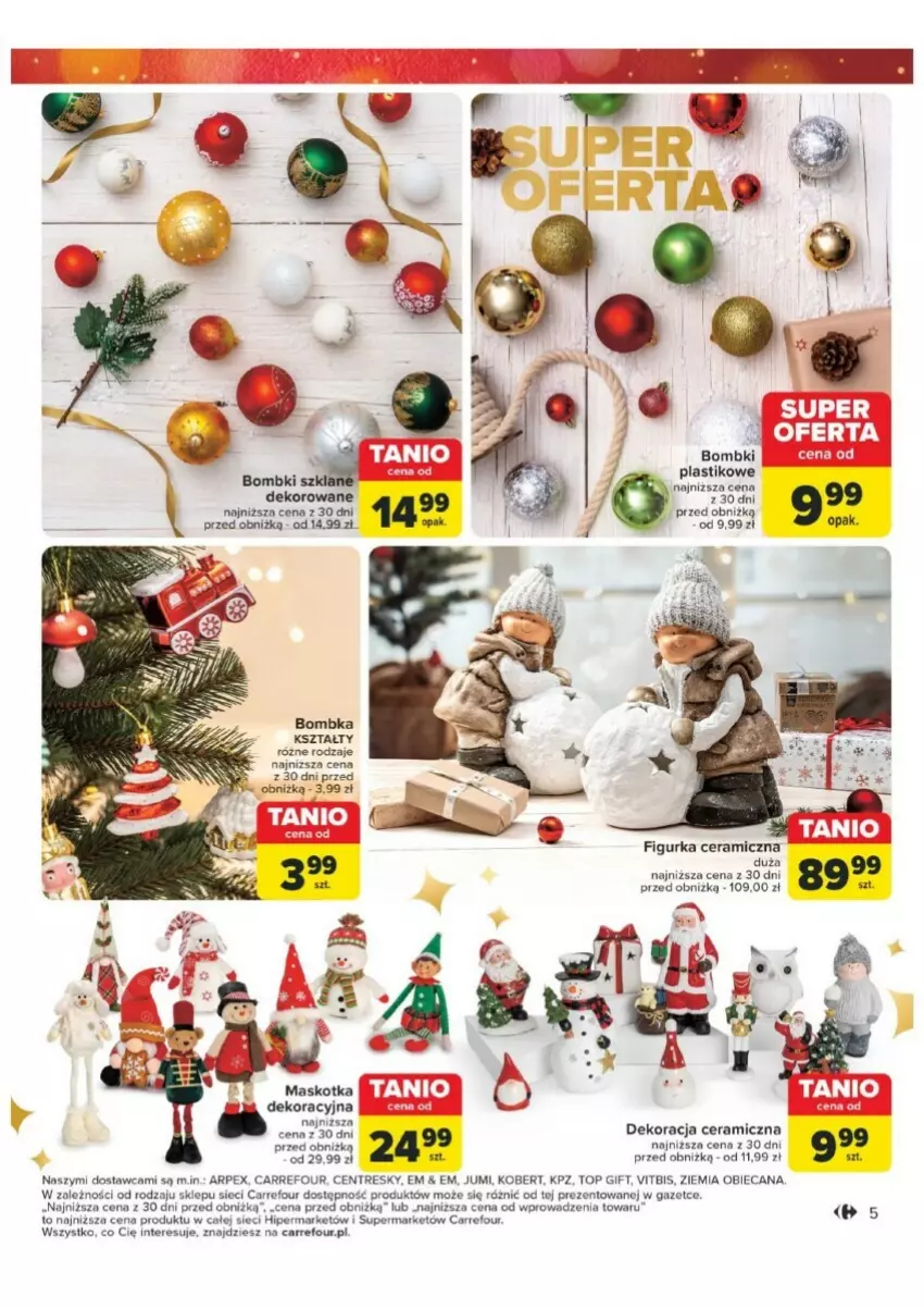 Gazetka promocyjna Carrefour - ważna 03.12 do 24.12.2024 - strona 35 - produkty: Figurka ceramiczna, Top