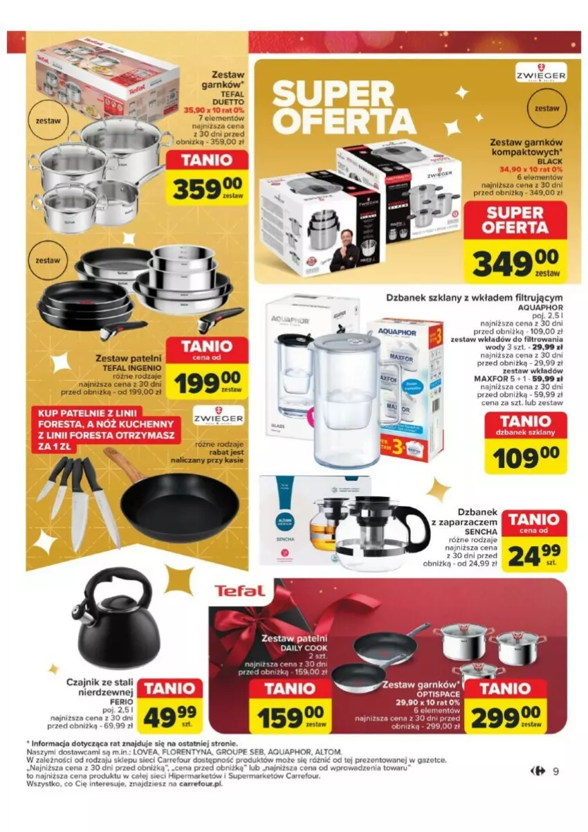 Gazetka promocyjna Carrefour - ważna 03.12 do 24.12.2024 - strona 39 - produkty: Czajnik, Dzbanek, Fa, Lack, Tefal, Zaparzacz