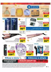 Gazetka promocyjna Carrefour - Gazetka - ważna od 24.12 do 24.12.2024 - strona 27 - produkty: Ciśnieniomierz, Philips, Remington, Prostownica do włosów, Masażer, Szynka, Rolki, Maszynka, Dyfuzor zapachowy, Szczoteczka, Alkomat, Fa