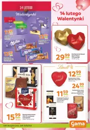 Gazetka promocyjna Gama - Gazetka Gama - Gazetka - ważna od 20.02 do 20.02.2024 - strona 5 - produkty: Piec, Ser, Lindor, Wawel, Mleczko, Czekolada, Lindt, Milka