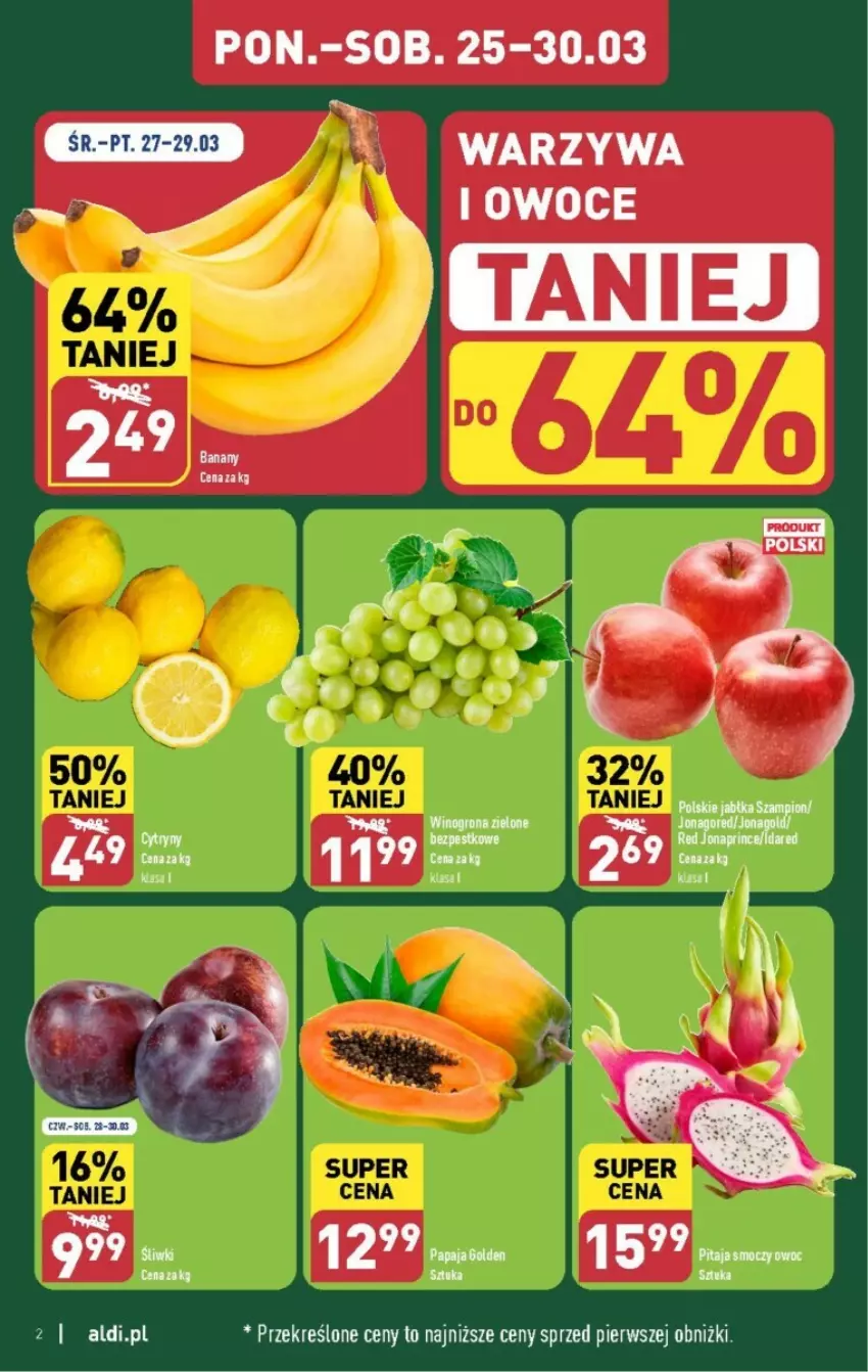 Gazetka promocyjna Aldi - ważna 25.03 do 30.03.2024 - strona 12 - produkty: Owoce, Warzywa, Warzywa i owoce
