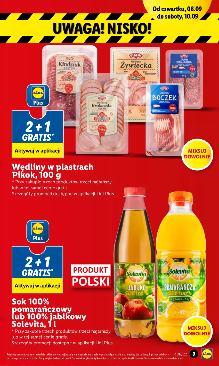 Gazetka promocyjna Lidl - GAZETKA - ważna 08.09 do 10.09.2022 - strona 9 - produkty: Gra, PIKOK, Sok, Waga