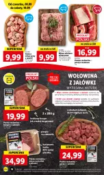 Gazetka promocyjna Lidl - GAZETKA - Gazetka - ważna od 10.09 do 10.09.2022 - strona 18 - produkty: Mięso wołowe, Mięso mielone, Por, Bulion, Lion, Burger, Wołowina, Mięso, Fa